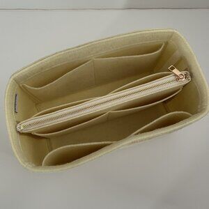 Insert Felt Organizer for Louis Vuitton Neverfull MM Tote Bag w detachable pouch